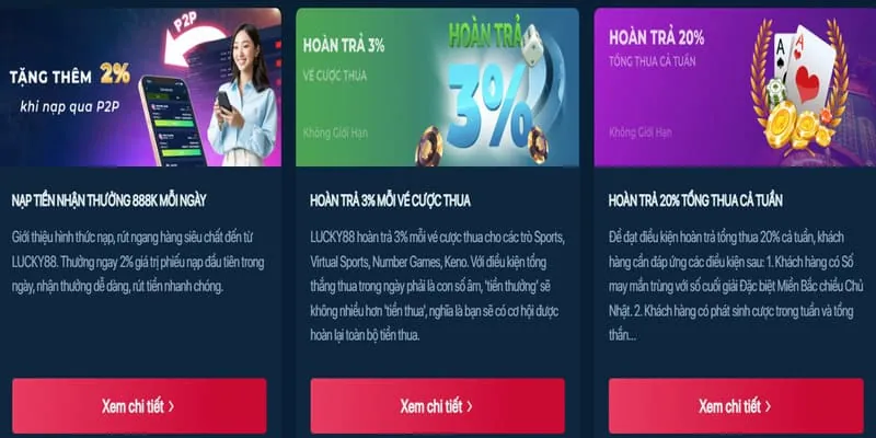 Thưởng nạp lại hàng tuần banca29 link vào